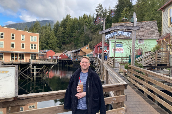 Creek Street in Ketchikan Alaska