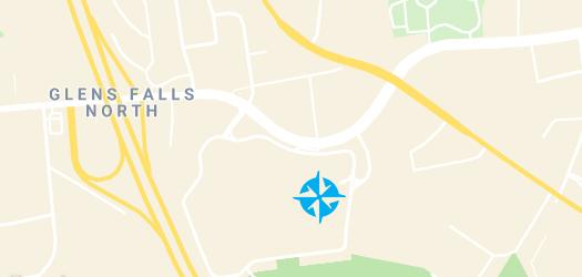 Map for Glens Falls - Aviation Mall (Overflow Lot by Sears) - (One Day Tours Only)