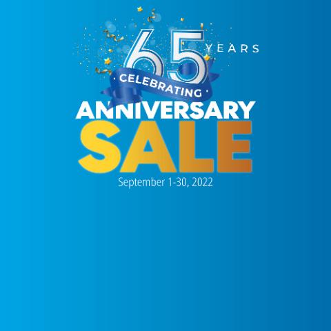 65th Anniversary Sale! 